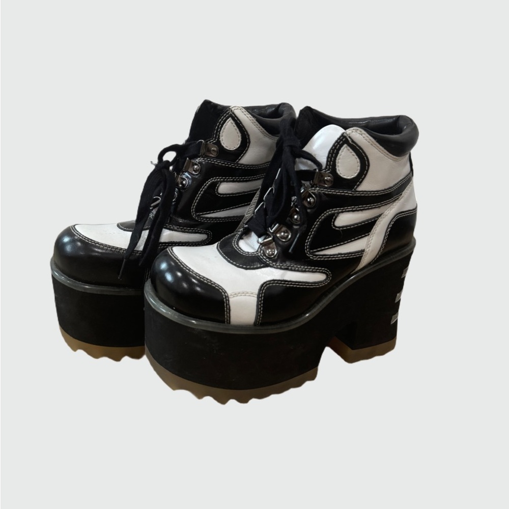 DANGERS platform boots by Jeffery Campbell